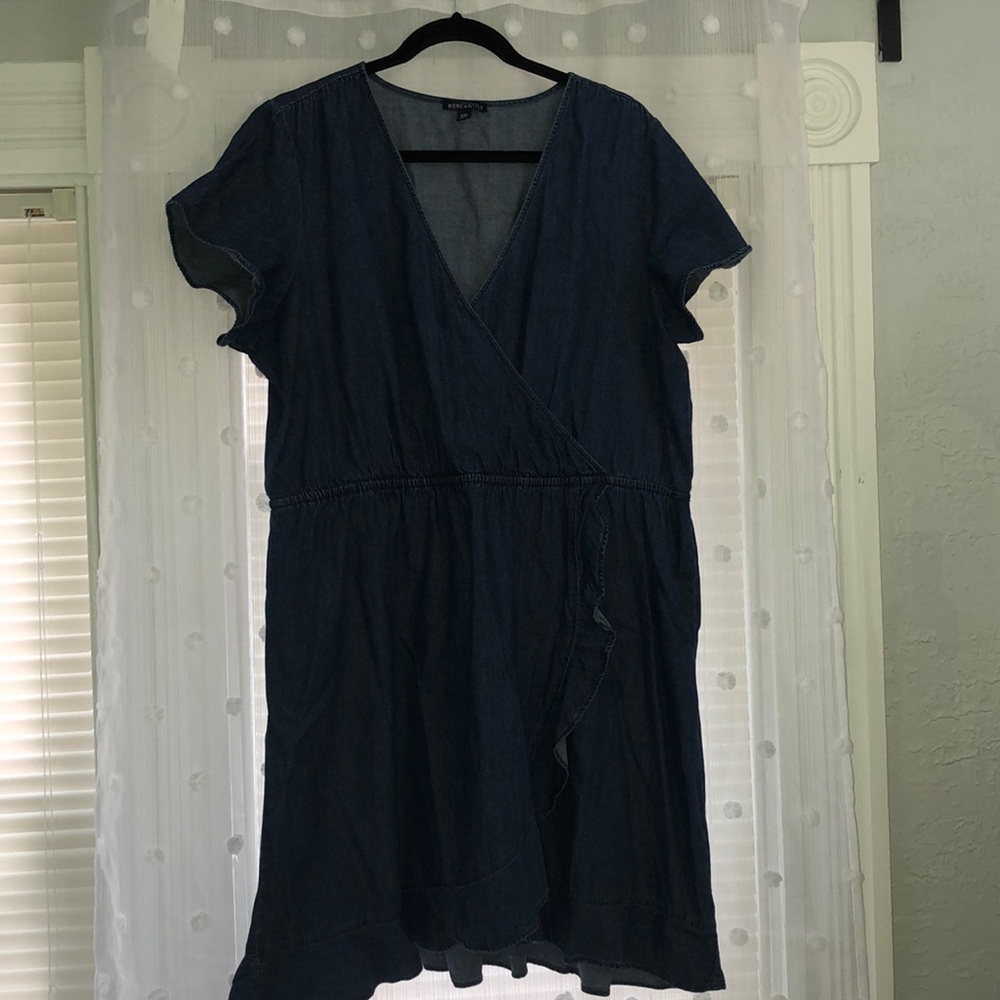 J.Crew faux-wrap dress.